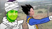Siendokam o Kamilo Mora Youtuber Colombiano y miembro del Real Team Gordo meme de Siendo Vegeta Dragon Ball Z CON EXPRESIONES FACIALES EN BOCA Y CEJAS